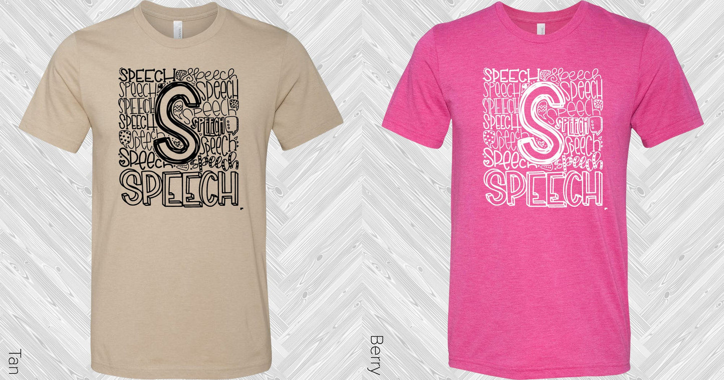 Speech Subway Art Graphic Tee Graphic Tee