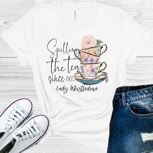 Spilling The Tea Since 1813 Lady Whistledown Graphic Tee Graphic Tee