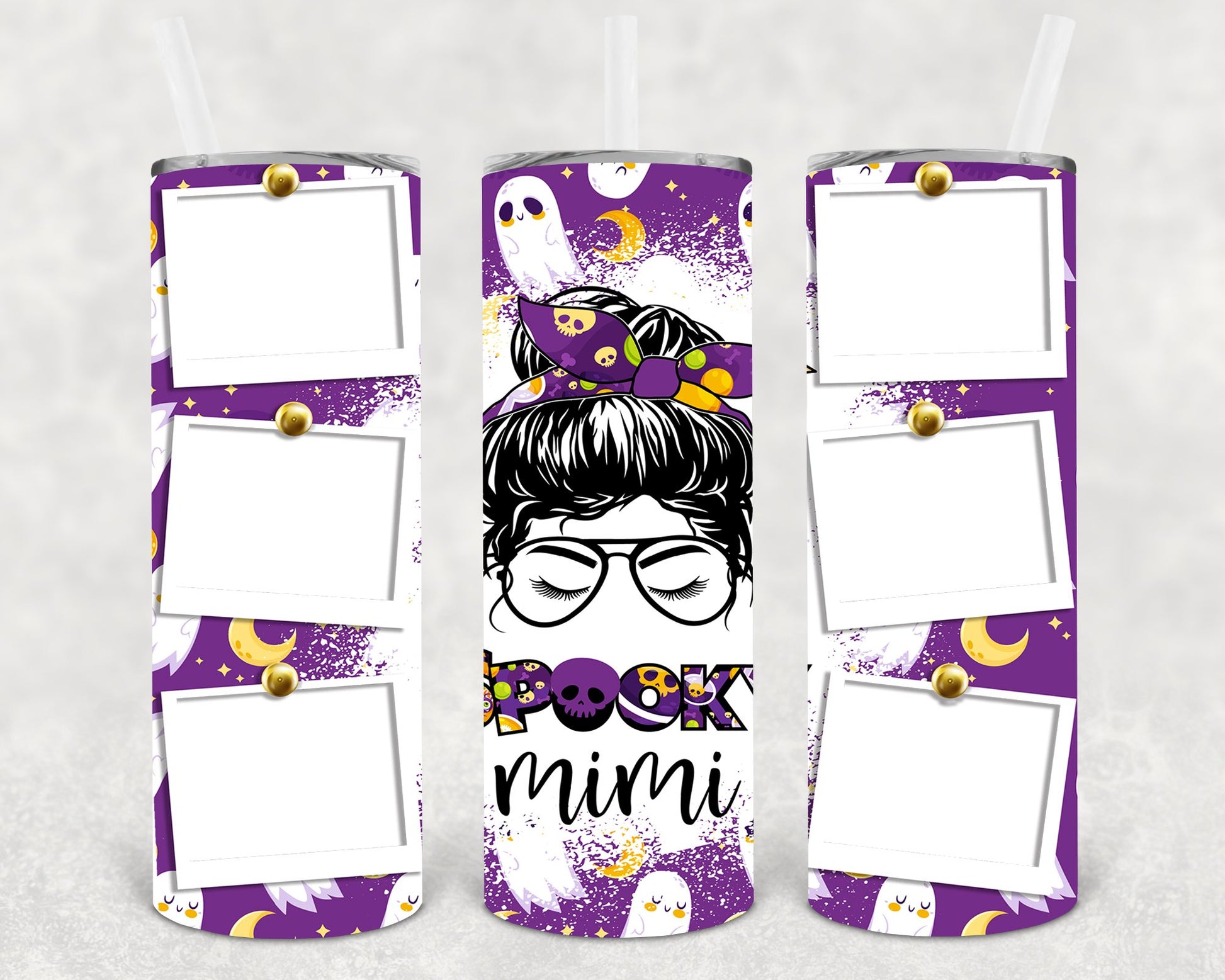 Spooky Mimi Frame 20 Oz Skinny Tumbler