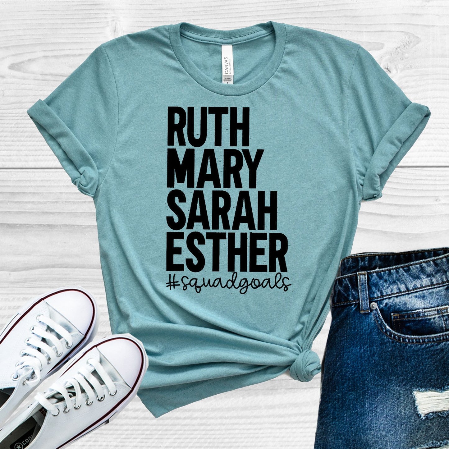 Ruth Mary Sarah Esther #squadgoals Graphic Tee Graphic Tee