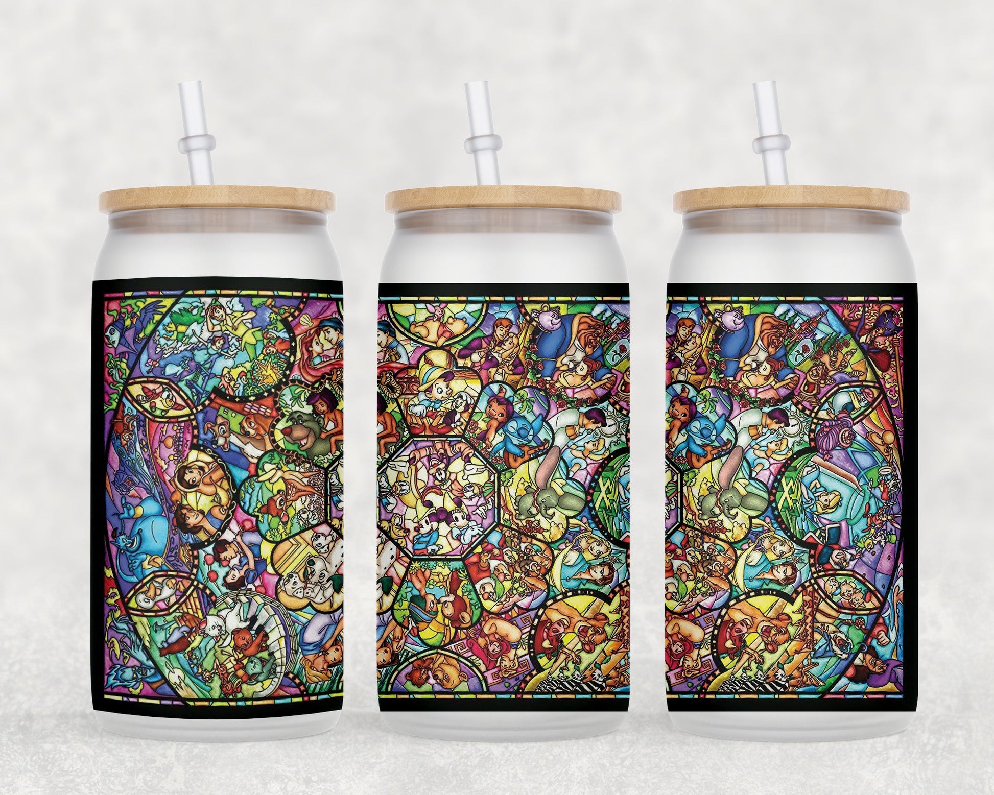  Stained Glass 16 Oz Can Coffee Mug