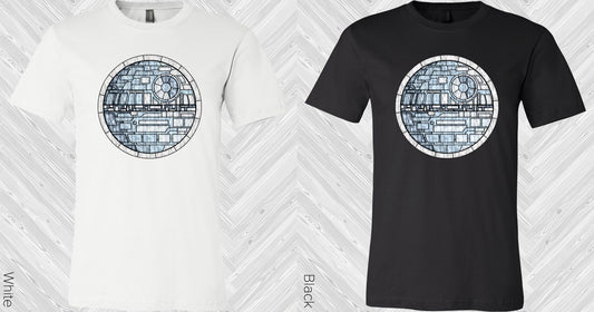 Stained Glass Death Star Graphic Tee Graphic Tee