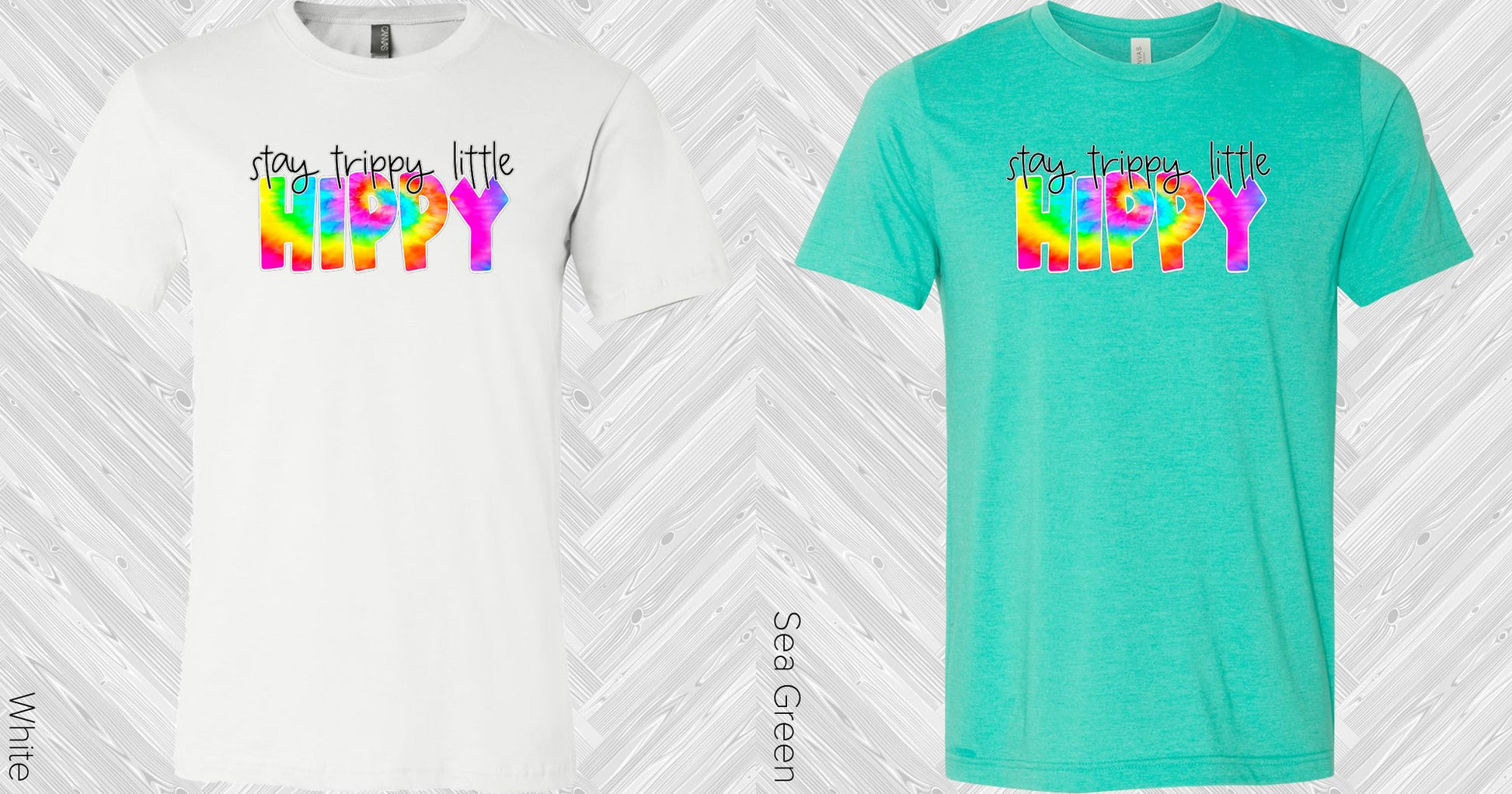 Stay Trippy Little Hippy Graphic Tee Graphic Tee