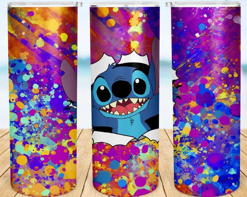 Stitch 20 Oz Skinny Tumbler