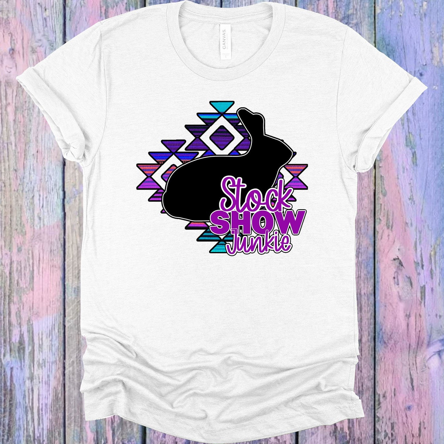 Stock Show Junkie Rabbit Graphic Tee Graphic Tee