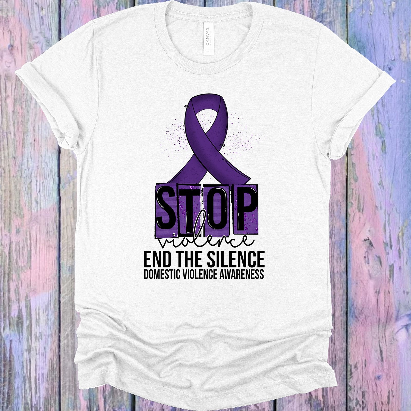 Stop Violence End The Silence Graphic Tee Graphic Tee