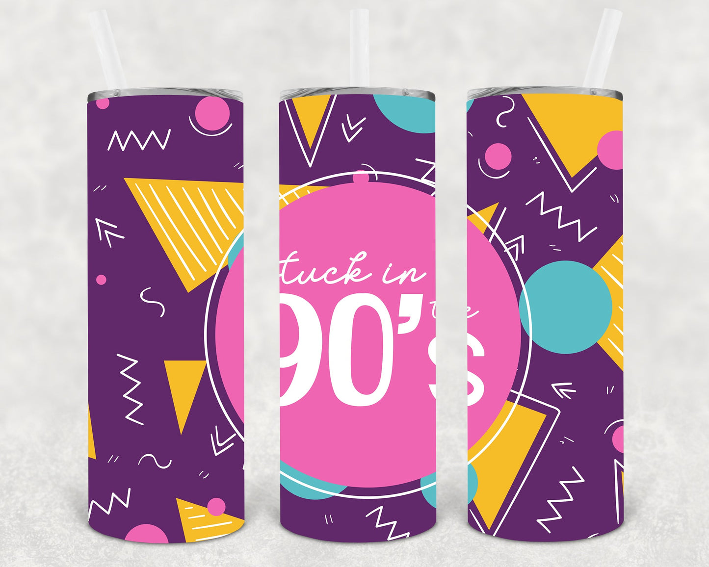Stuck In The 90S 20 Oz Skinny Tumbler