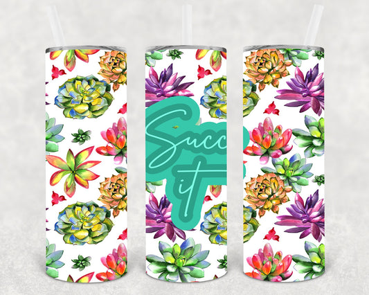 Succ It 20 Oz Skinny Tumbler