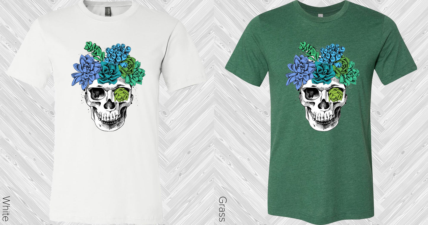 Succulent Skull Graphic Tee Graphic Tee