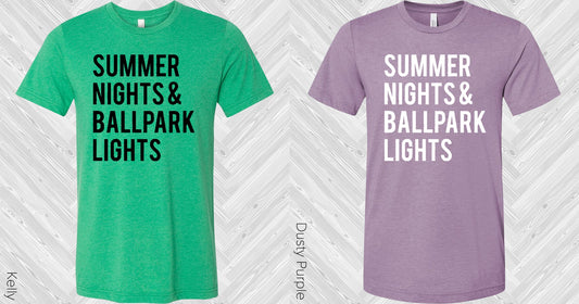 Summer Nights & Ballpark Lights Graphic Tee Graphic Tee