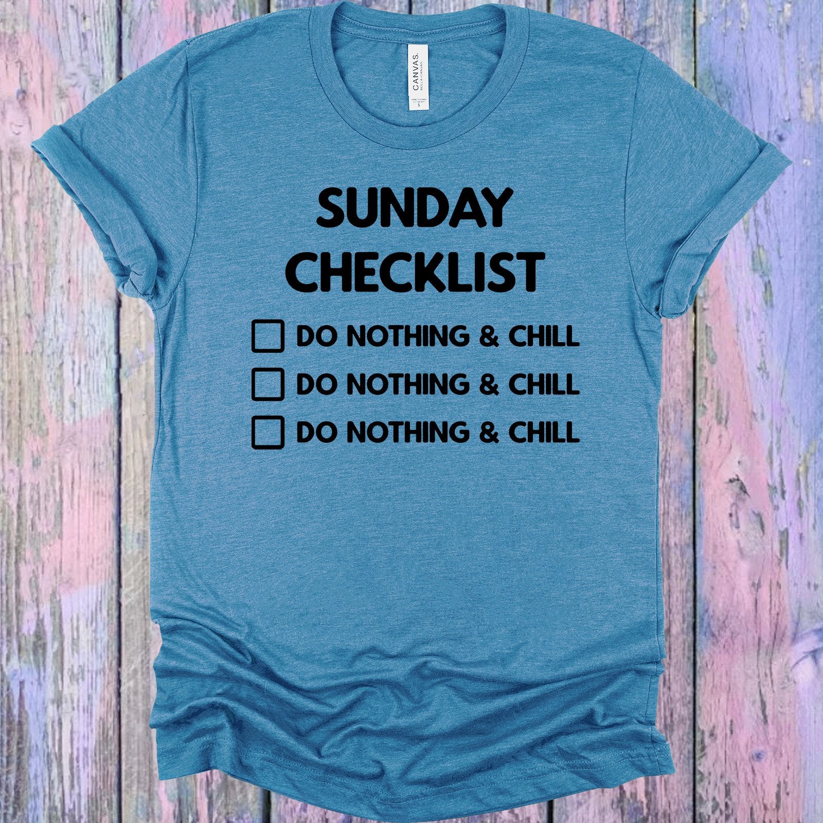 Sunday Checklist Graphic Tee Graphic Tee