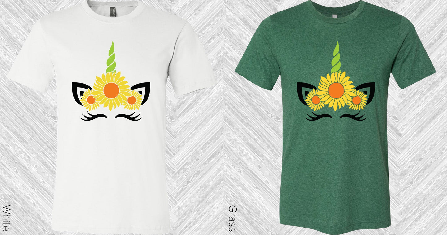 Sunflower Unicorn Graphic Tee Graphic Tee