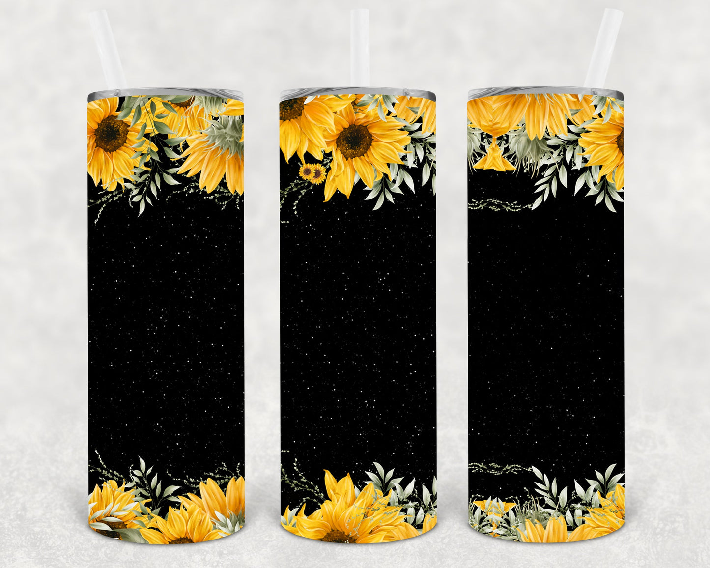 Sunflowers 20 Oz Skinny Tumbler