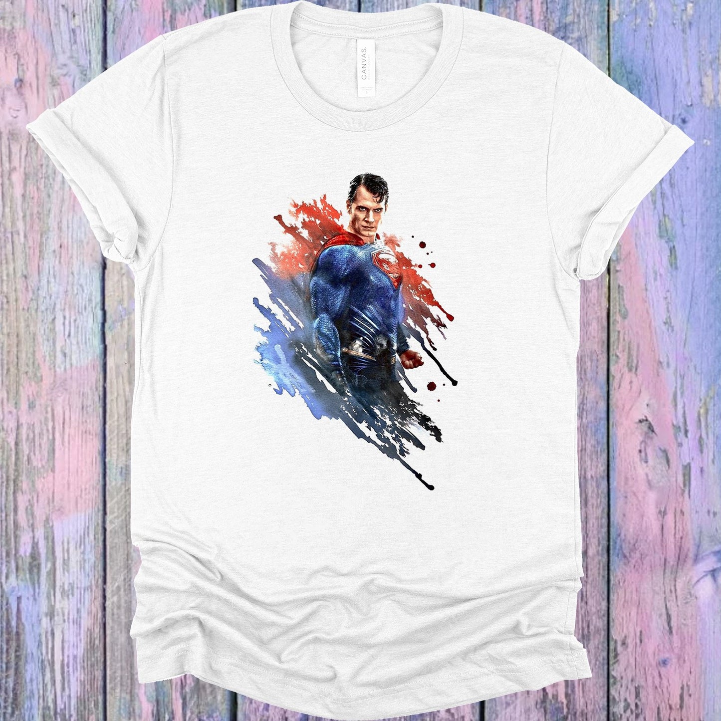 Superman Watercolor Graphic Tee Graphic Tee