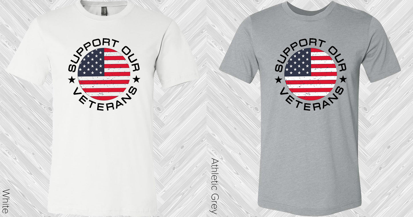 Support Our Veterans Graphic Tee Graphic Tee