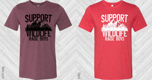 Support Wildlife Raise Boys Graphic Tee Graphic Tee