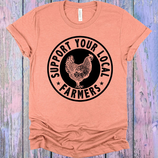 Support Your Local Farmers Graphic Tee Graphic Tee