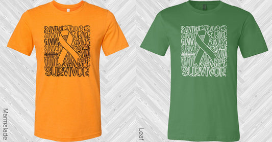 Survivor Subway Art Graphic Tee Graphic Tee
