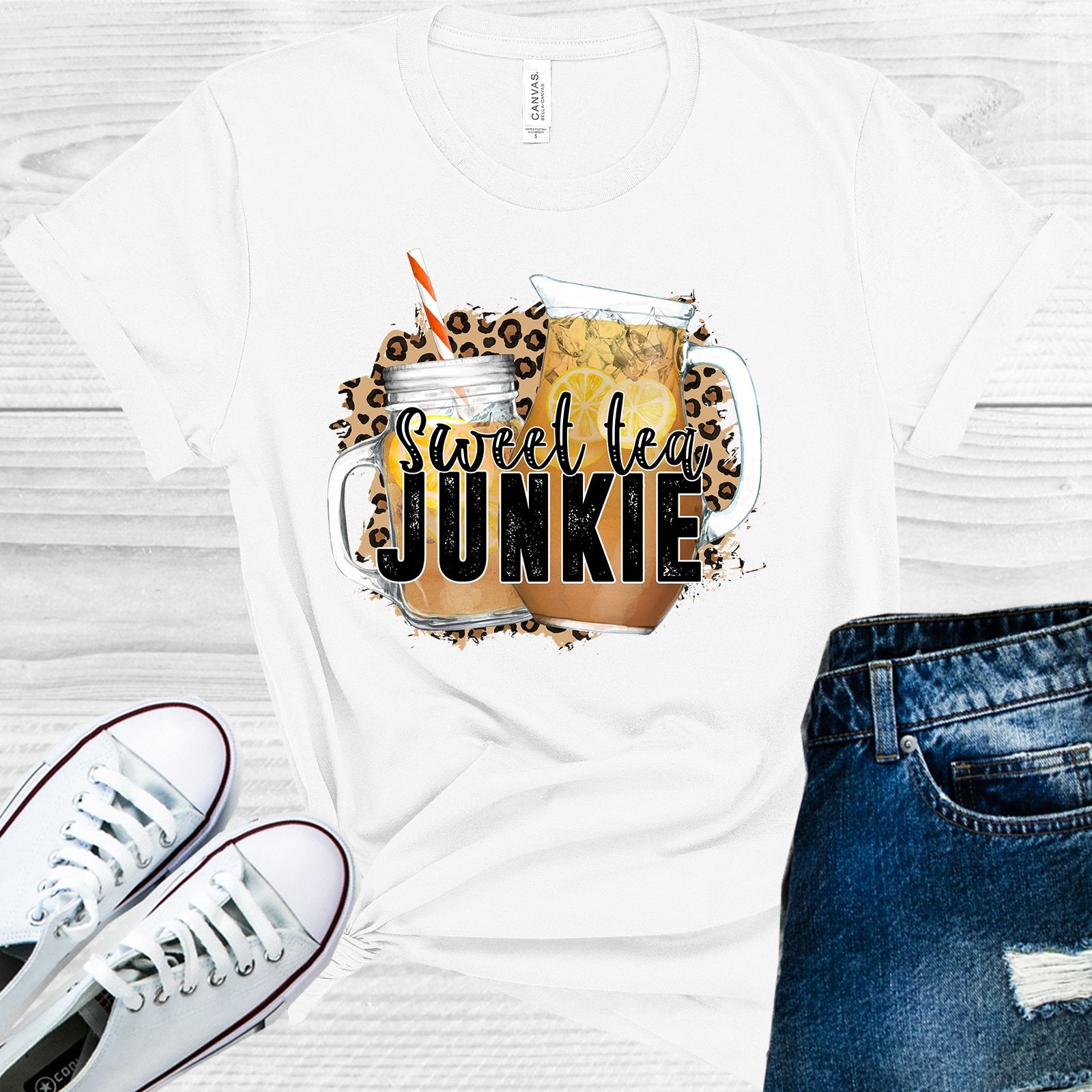 Sweet Tea Junkie Graphic Tee Graphic Tee