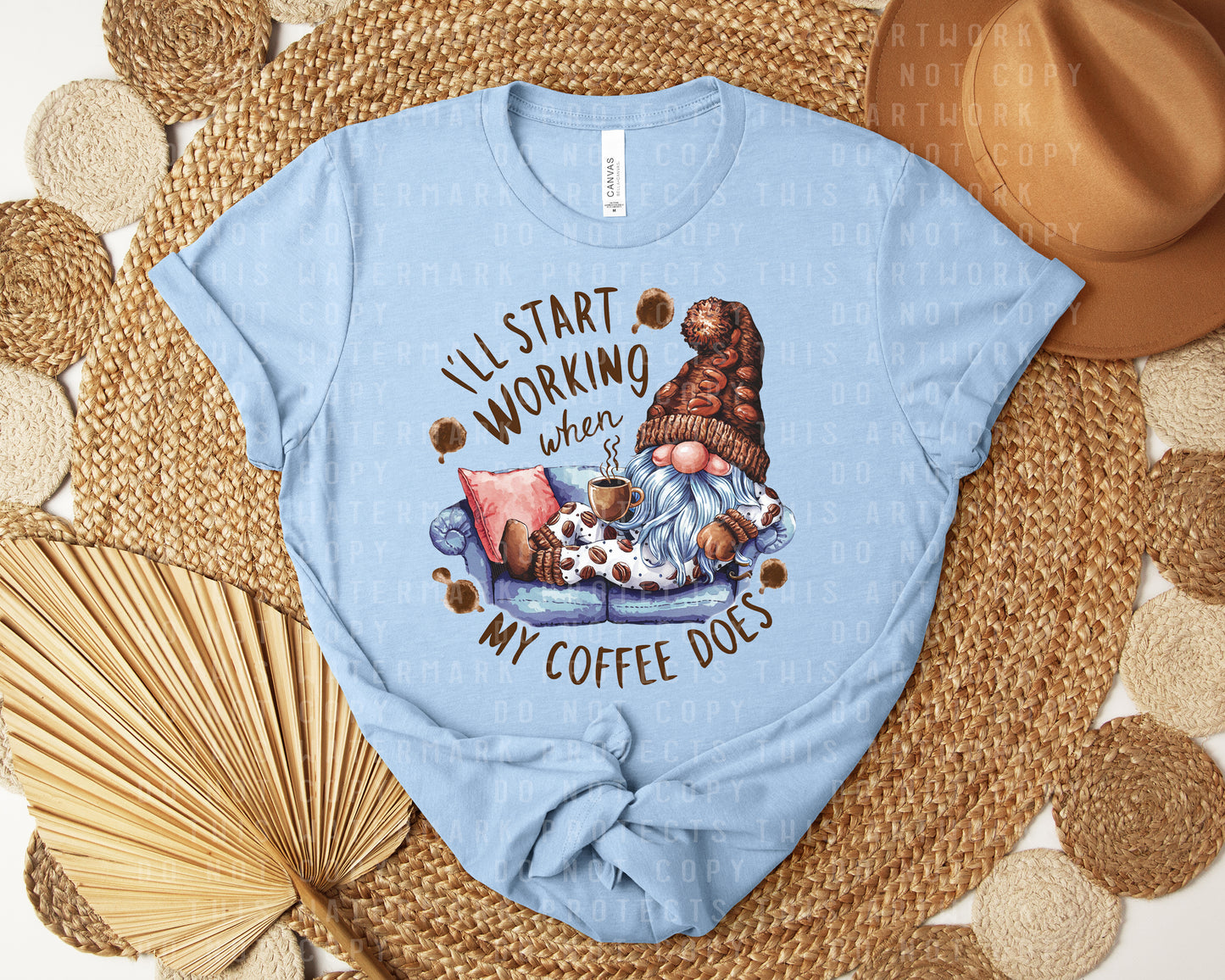 I'll Start Working When My Coffee Does Graphic Tee