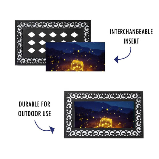 Fireflies Door Mat