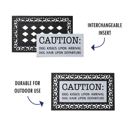 Caution Door Mat