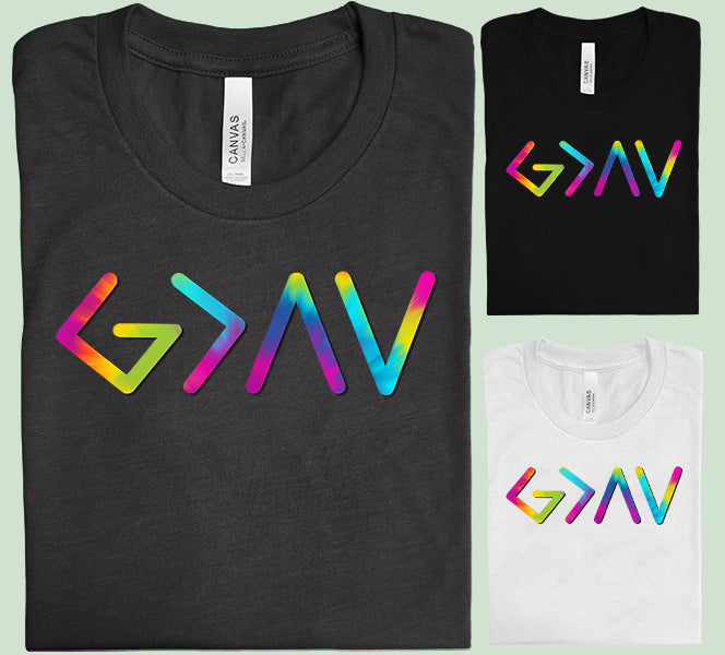 God is Greater Than the Ups and Downs Graphic Tee