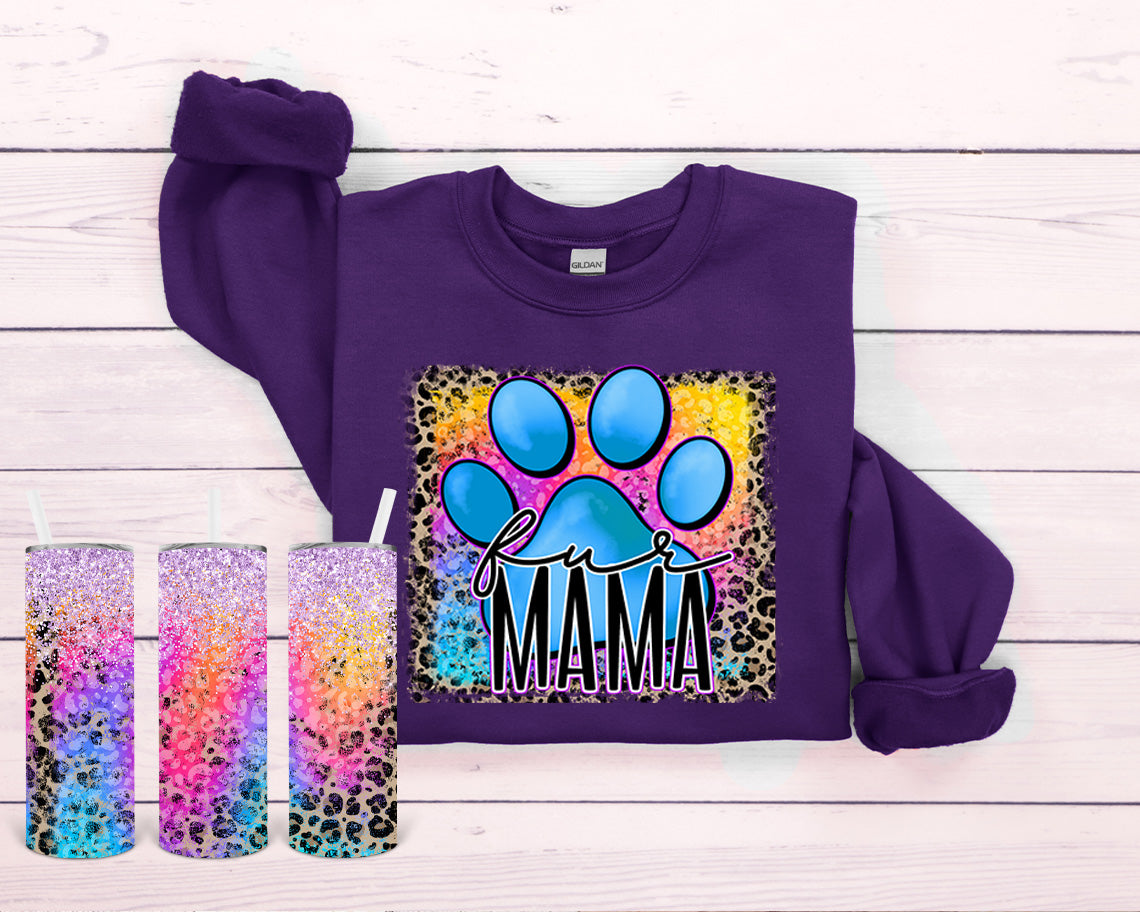 Rainbow Leopard 20 Oz Skinny Tumbler