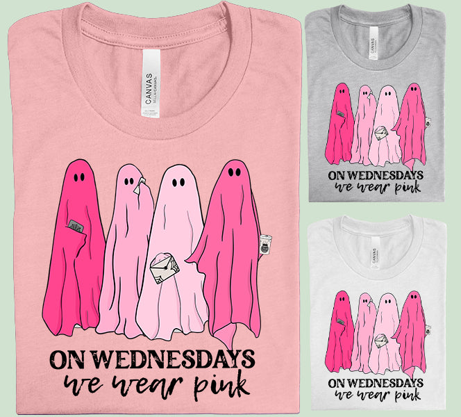 On Wednesdays We Wear Pink Graphic Tee