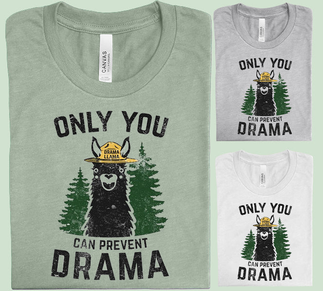 Only You Can Prevent Drama Graphic Tee