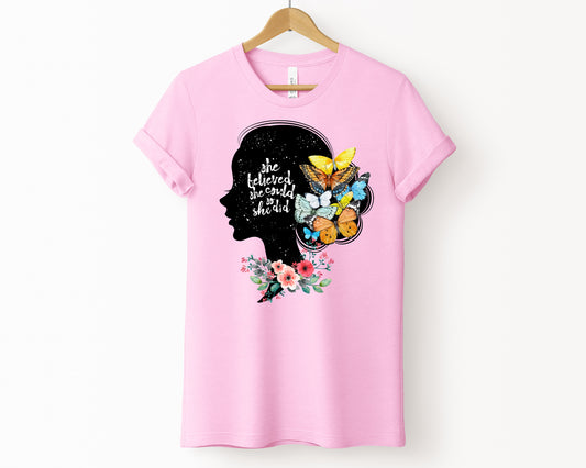 She Believed She Could So She Did Graphic Tee