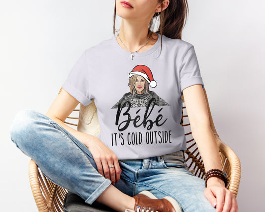 Bebe It's Cold Outside Graphic Tee