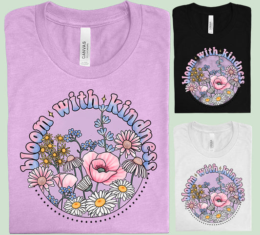 Bloom with Kindness Graphic Tee