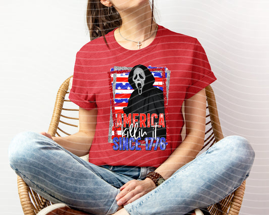America Killin It Since 1776 Graphic Tee