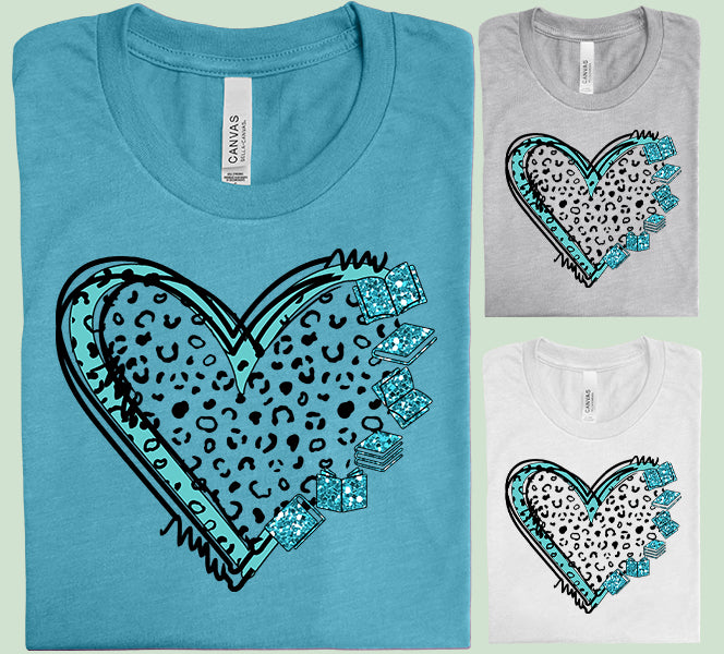 Books Heart Graphic Tee