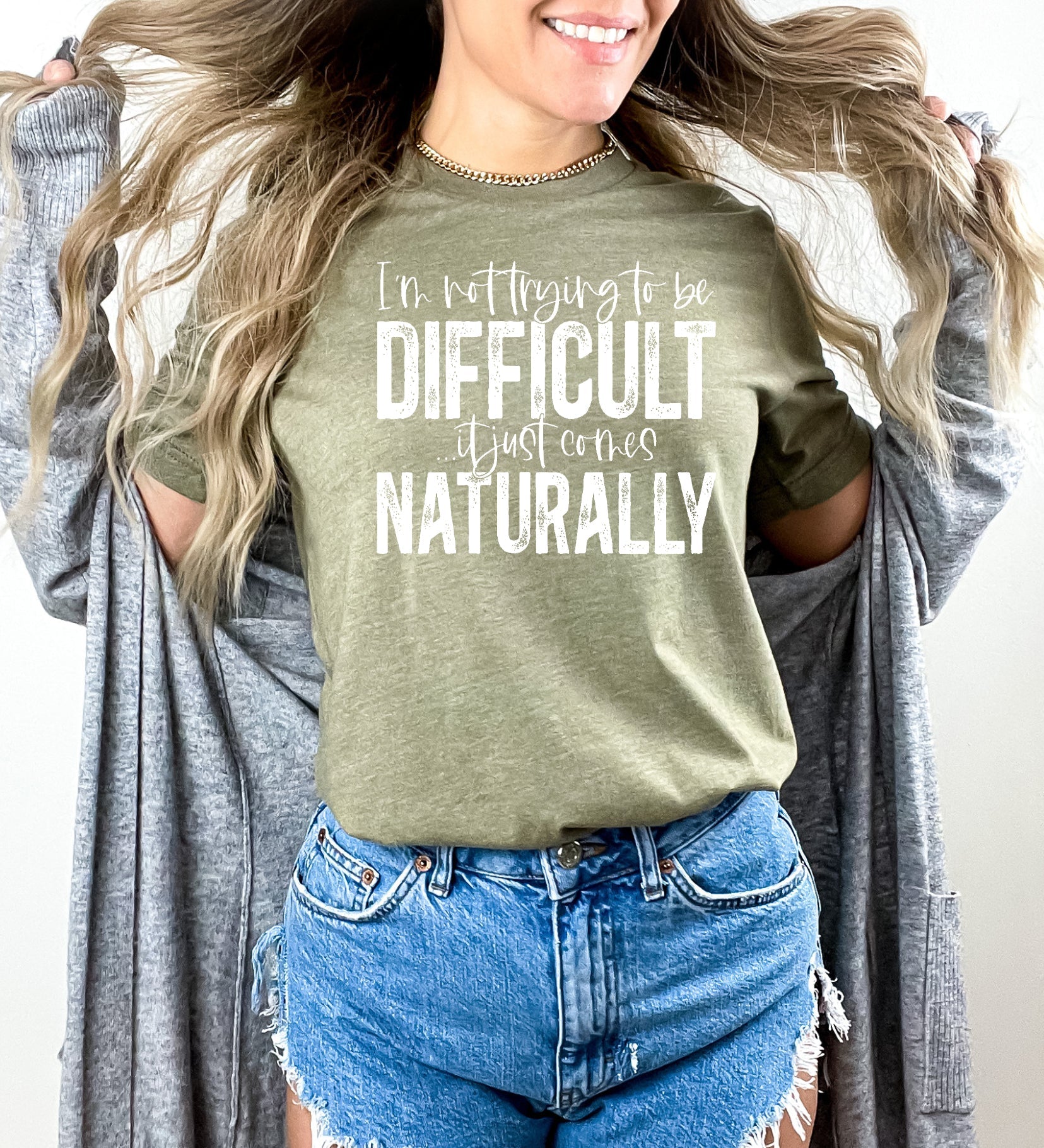 Im Not Trying To Be Difficult Graphic Tee Graphic Tee