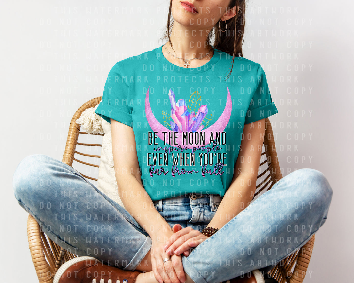 Be the Moon and Inspire People Graphic Tee