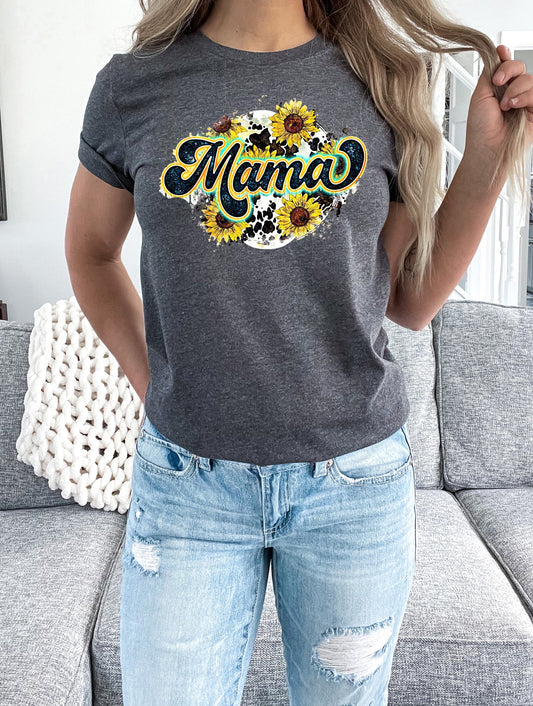 Mama Sunflower Graphic Tee Graphic Tee