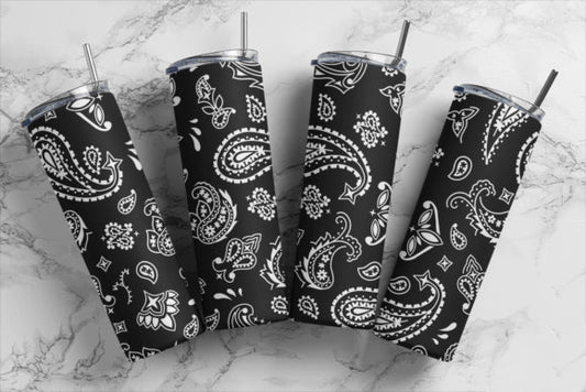 Paisley 20 Oz Skinny Tumbler