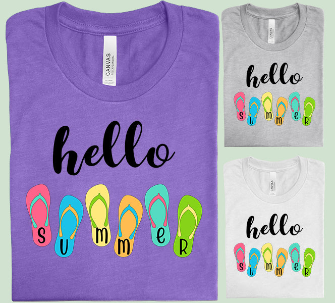 Hello Summer Graphic Tee