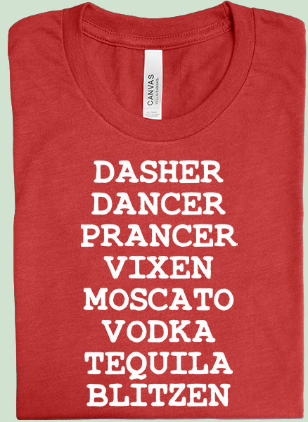 Drunken Reindeer Graphic Tee