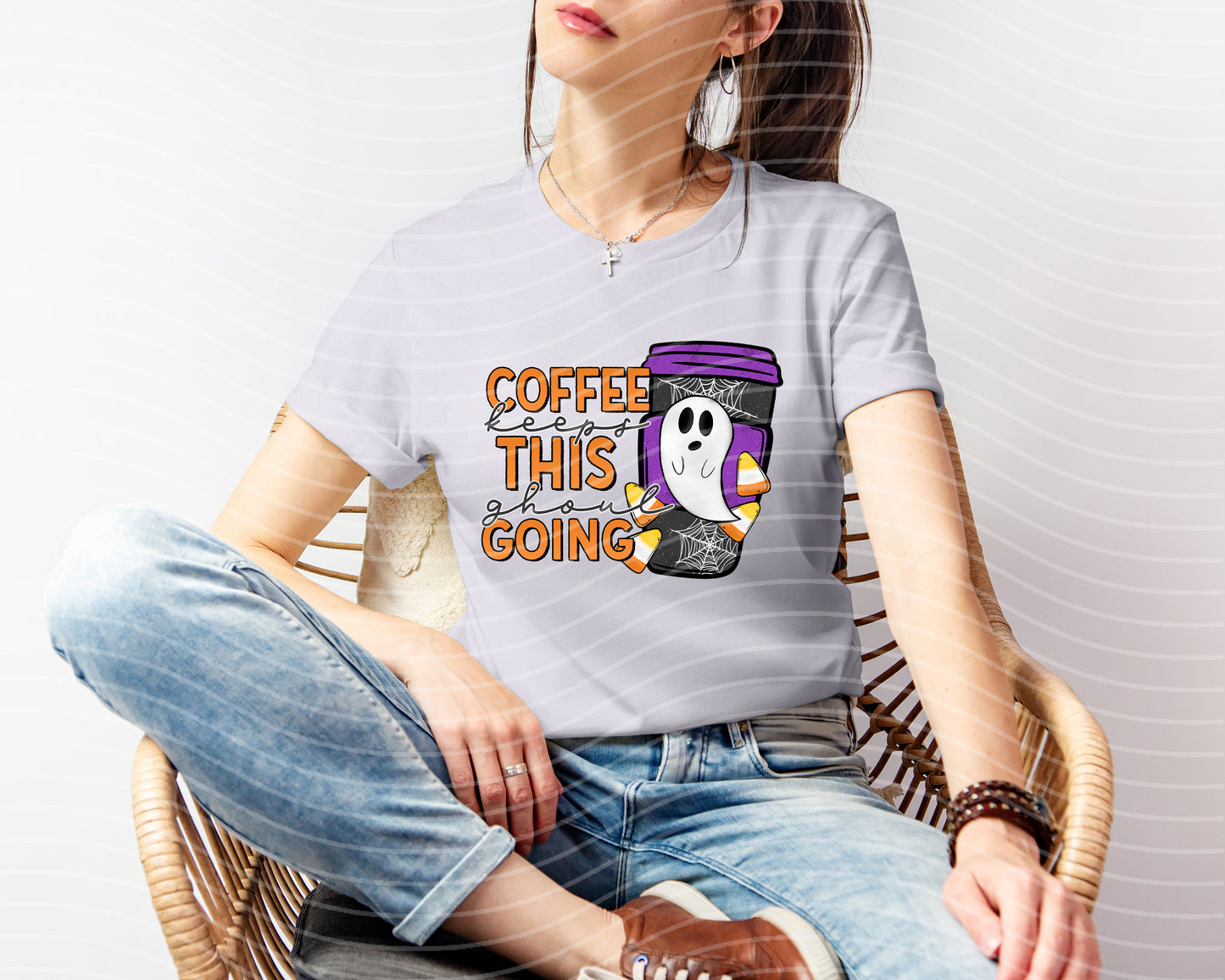 Coffee Keeps This Ghoul Going Graphic Tee