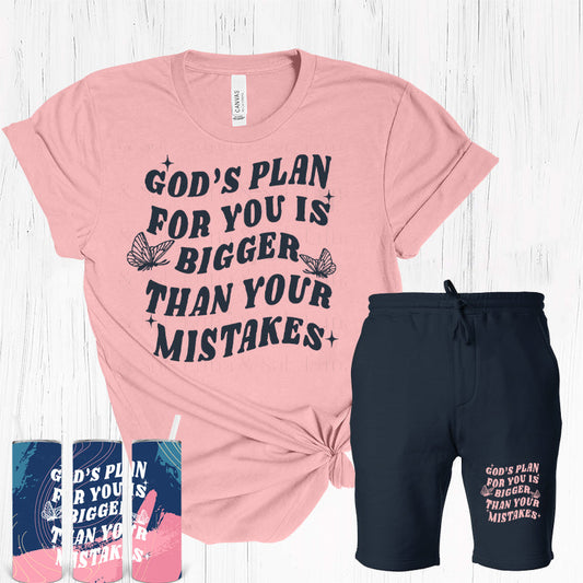 Gods Plan For You Is Bigger Than Your Mistakes Shorts