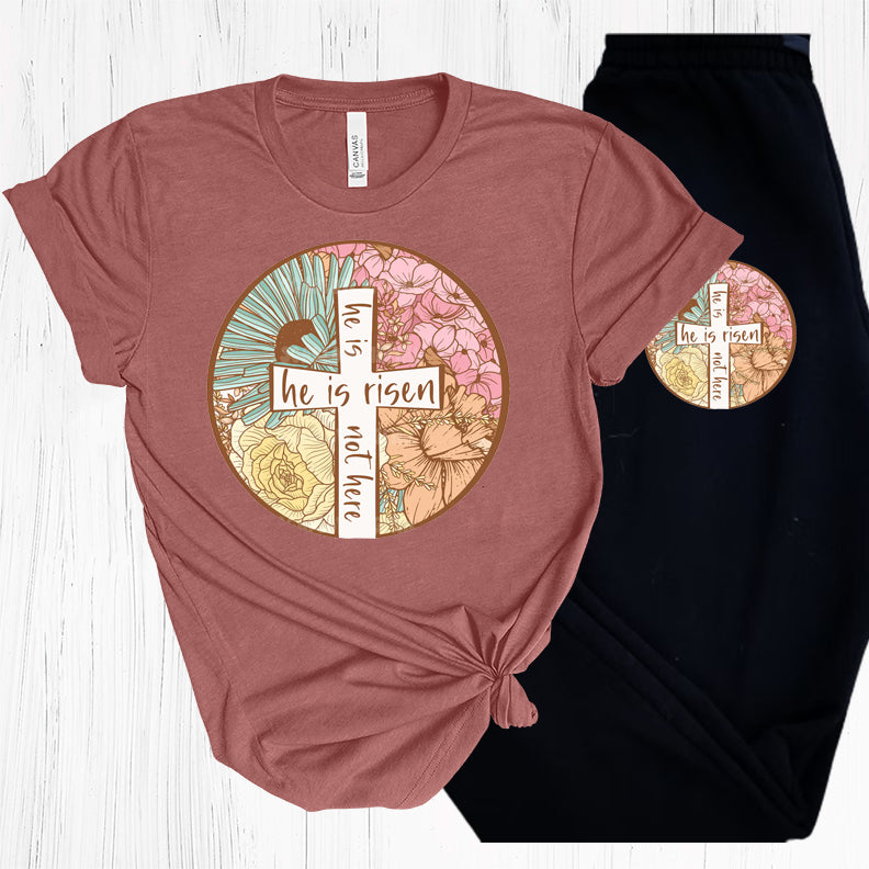 He Is Risen Not Here Graphic Tee Graphic Tee