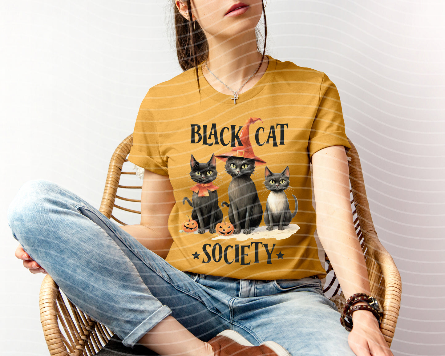 Black Cat Society Graphic Tee
