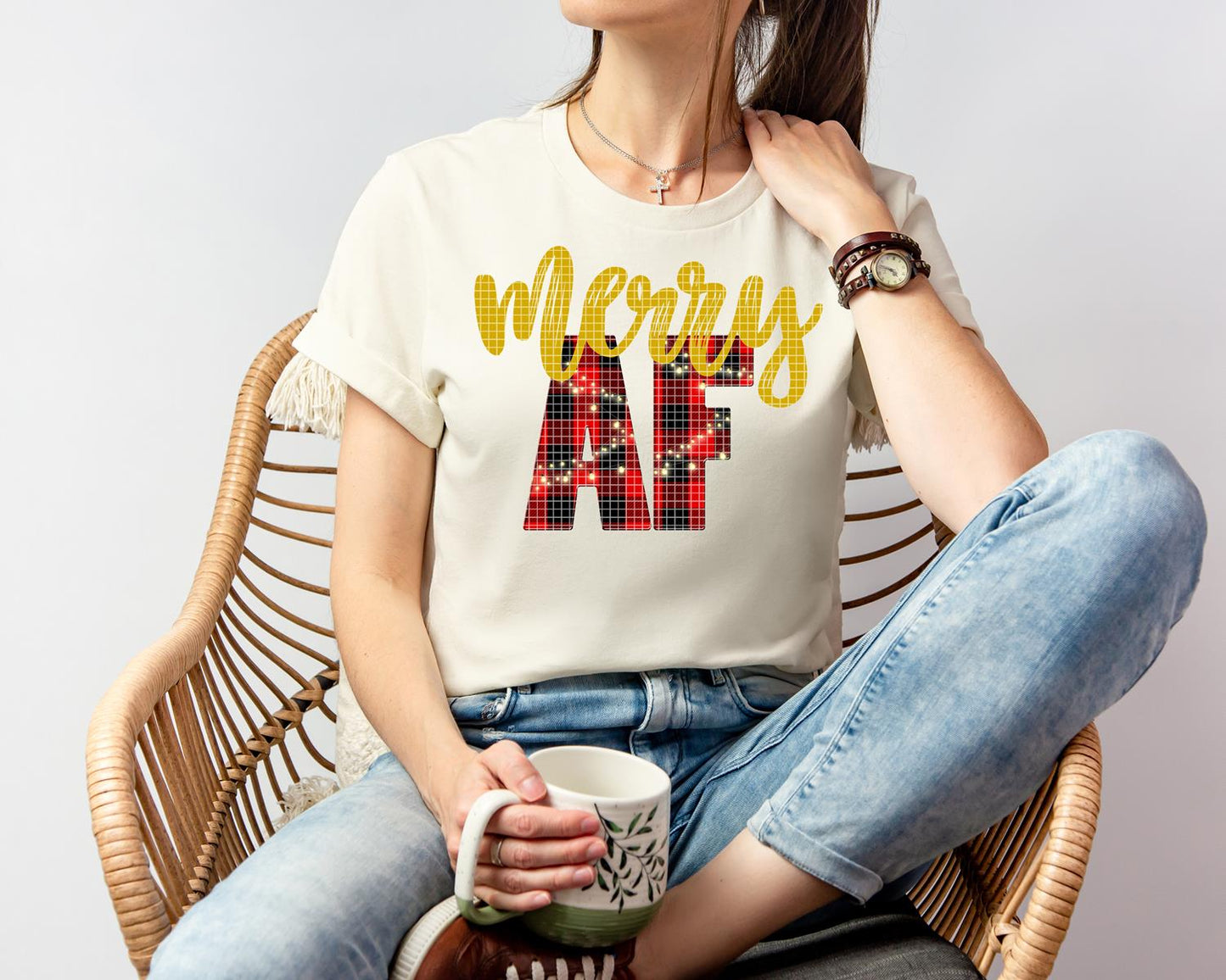 Merry AF Graphic Tee