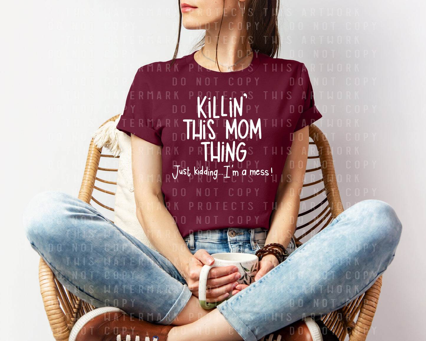Killin This Mom Thing Graphic Tee