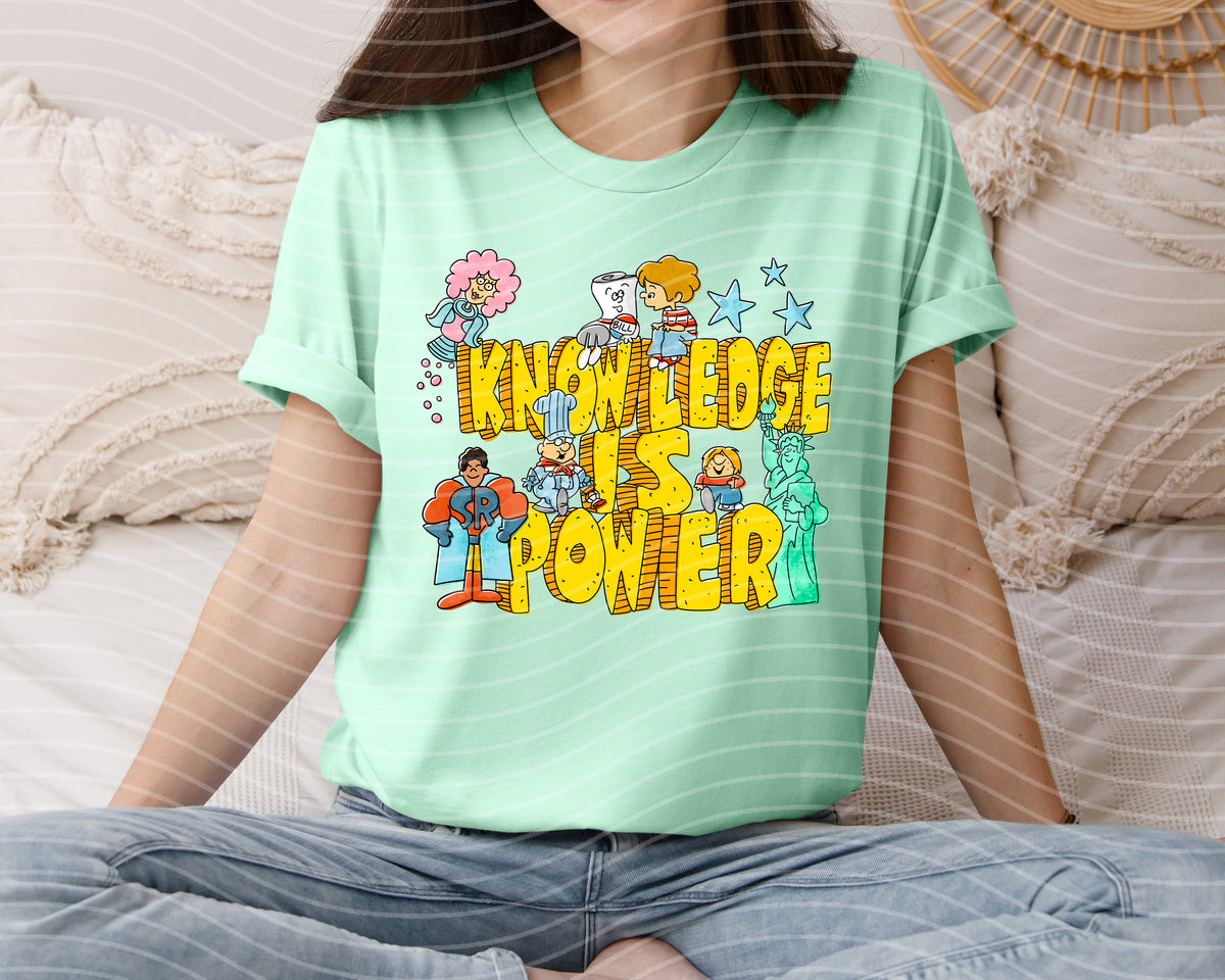 Knowledge is Power Graphic Tee