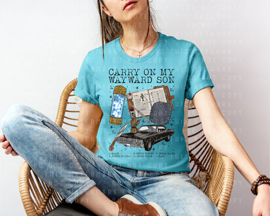 Carry on My Wayward Son Graphic Tee