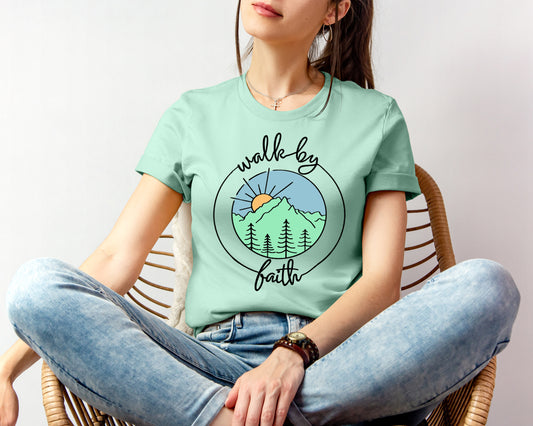 Walk By Faith Graphic Tee